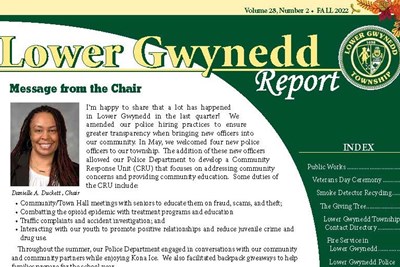Township Newsletter Fall 2022- Lower Gwynedd Report