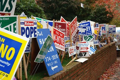 Campaign Sign Recycling-November 9th-15th