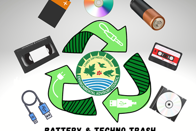 Battery Recycling and Techno Trash ~ Saturday May 13 - 9 am-11am