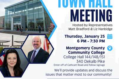Town Hall Meeting with State Representatives-Thursday January 25th