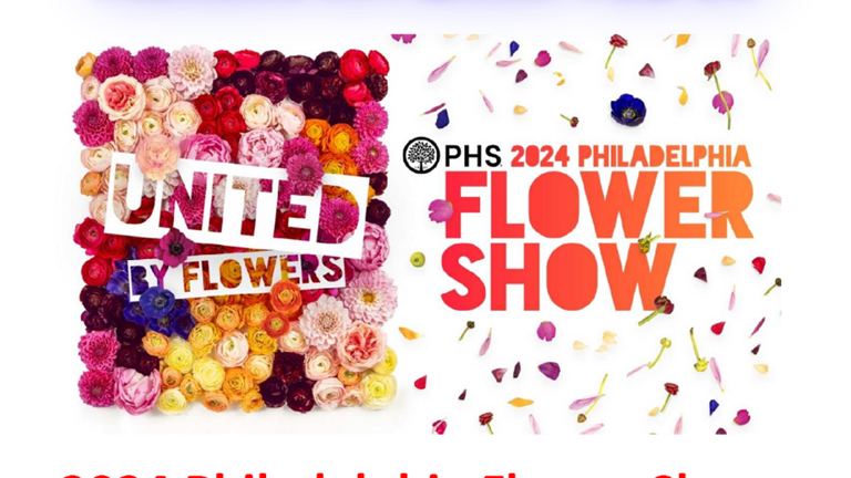 2024 Flower Show Tickets