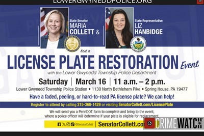 License Plate Restoration Event- Saturday, March 16th