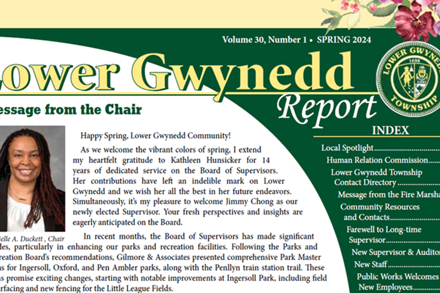 Township Newsletter Spring 2024-Lower Gwynedd Report