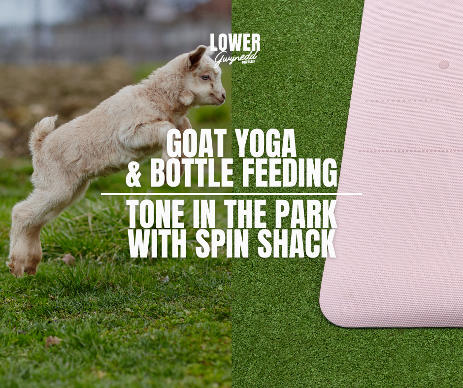 Last Chance! Baby Goat Yoga + Tone Class at Pen Ambler Park