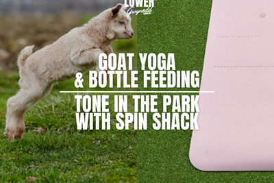 Last Chance! Baby Goat Yoga + Tone Class at Pen Ambler Park