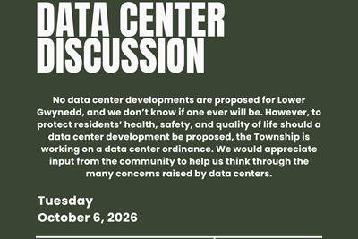 Data Center Discussion-October 6th