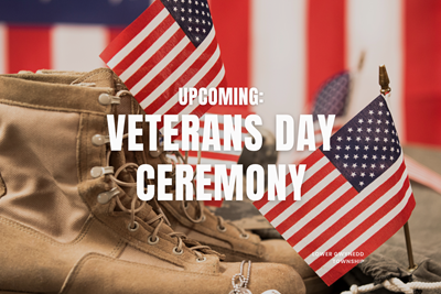 Upcoming: Veterans Day Ceremony 2026